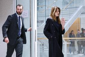 Carla Bruni And Louis Sarkozy At Verdict Trial For Illegal Campaign Financing From Lybia - Paris
