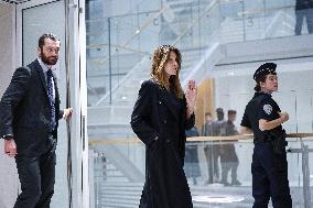 Carla Bruni And Louis Sarkozy At Verdict Trial For Illegal Campaign Financing From Lybia - Paris