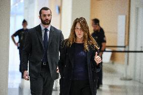 Carla Bruni And Louis Sarkozy At Verdict Trial For Illegal Campaign Financing From Lybia - Paris