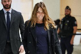 Carla Bruni And Louis Sarkozy At Verdict Trial For Illegal Campaign Financing From Lybia - Paris