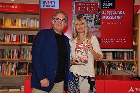 Alessandra Mussolini Presents Her New Book "Benito, The Roses and the Thorns" - Rome