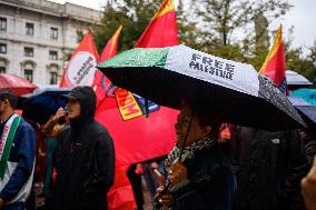Protest in Support of Global Flotilla and Palestinian Cause - Milan