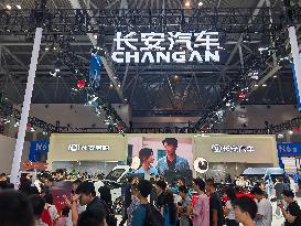 CHANGAN AUTO Booth at World Smart Industry Expo 2025 in Chongqing