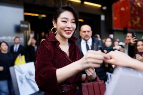 MFW Max Mara Arrivals MP