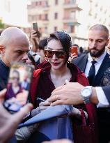 MFW Max Mara Arrivals MP