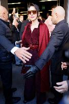 MFW Max Mara Arrivals MP