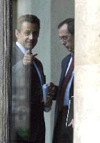 Nicolas Sarkozy receives Jordan's King Abdullah II - Paris