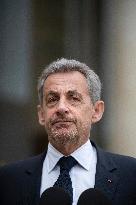 Sarkozy Received At The Elysee For Ukraine Talks - Paris