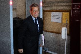 Nicolas Sarkozy appeal hearing for corruption - Paris