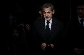 Pal Sarkozy’s Funeral - Neuilly-sur-Seine
