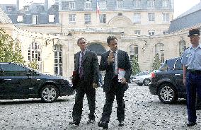 A meeting about Juvenile delinquency at the Hotel Matignon, Paris