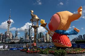 Huge Cartoon Style Sculpture