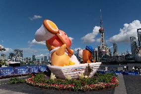 Huge Cartoon Style Sculpture