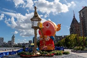 Huge Cartoon Style Sculpture