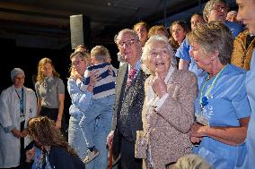 King Albert And Queen Paola Inaugurate New Oncology And Hematology Department At St. Luke's Clinic - Brussels