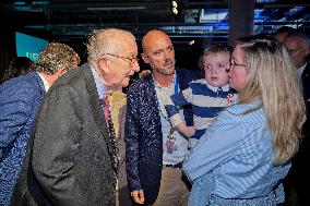 King Albert And Queen Paola Inaugurate New Oncology And Hematology Department At St. Luke's Clinic - Brussels