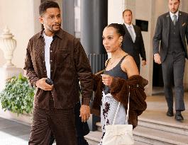 MFW Vips spotted in front Hotel