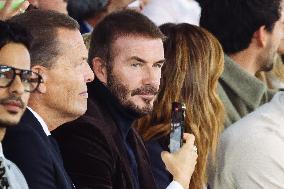 MFW - David Beckham At Boss
