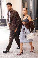 MFW Vips spotted in front Hotel MP