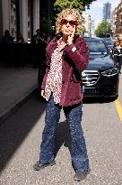 MFW Vips spotted in front Hotel MP