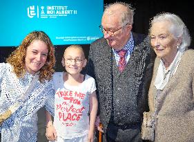 King Albert And Queen Paola Inaugurate New Oncology And Hematology Department At St. Luke's Clinic - Brussels