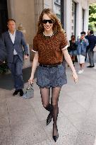 MFW Vips spotted in front Hotel