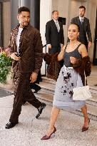 MFW Vips spotted in front Hotel