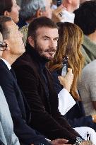 MFW - David Beckham At Boss