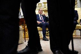 Donald Trump with Shehbaz Sharif - Washington