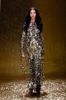 MFW Maria Carla Boscono walks the runway at the Roberto Cavalli MP