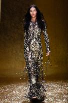 MFW Maria Carla Boscono walks the runway at the Roberto Cavalli MP