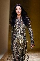 MFW Maria Carla Boscono walks the runway at the Roberto Cavalli MP