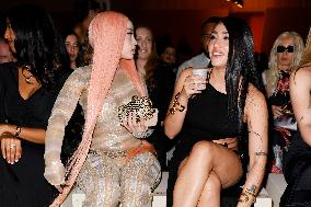 MFW Lourdes Ciccone, Ice Spice at Roberto Cavalli fashion show MP