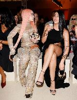 MFW Lourdes Ciccone, Ice Spice at Roberto Cavalli fashion show MP