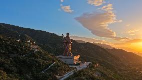 Guan Gong Giant Bronze Statue in Yuncheng