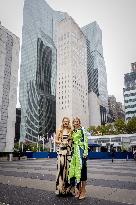 Princess Amalia With Queen Maxima On A Trip For The UN - NYC