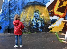 Inauguration Of The Human Rights Wall - Paris
