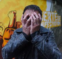 Inauguration Of The Human Rights Wall - Paris