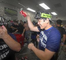 Baseball: Dodgers clinch NL West title