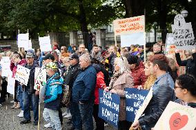 Protest about special care services