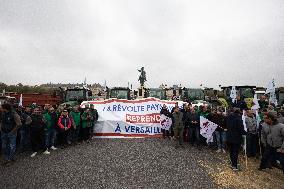 FNSEA Protest against unfair competition - Versailles