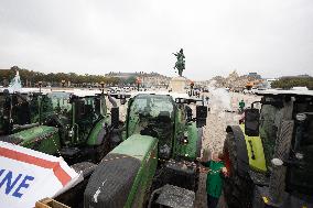 FNSEA Protest against unfair competition - Versailles