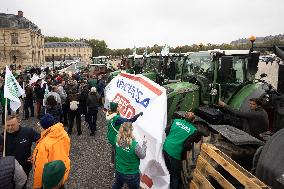 FNSEA Protest against unfair competition - Versailles
