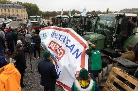 FNSEA Protest against unfair competition - Versailles