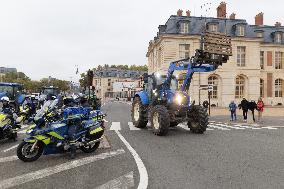 FNSEA Protest against unfair competition - Versailles