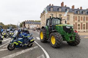 FNSEA Protest against unfair competition - Versailles