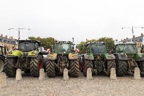 FNSEA Protest against unfair competition - Versailles