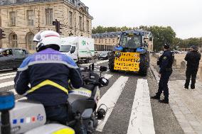 FNSEA Protest against unfair competition - Versailles