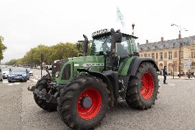 FNSEA Protest against unfair competition - Versailles