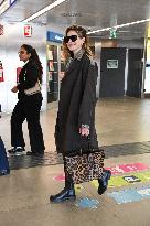 MFW - Michelle Monaghan Arrives at The Airport